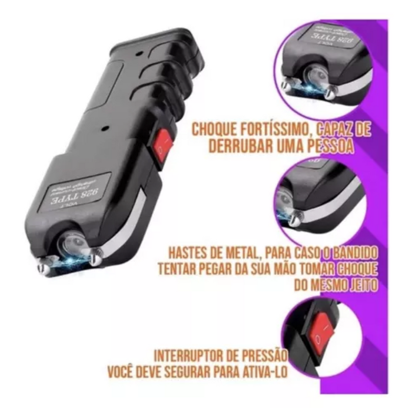 Taser Portátil e Recarregável 928