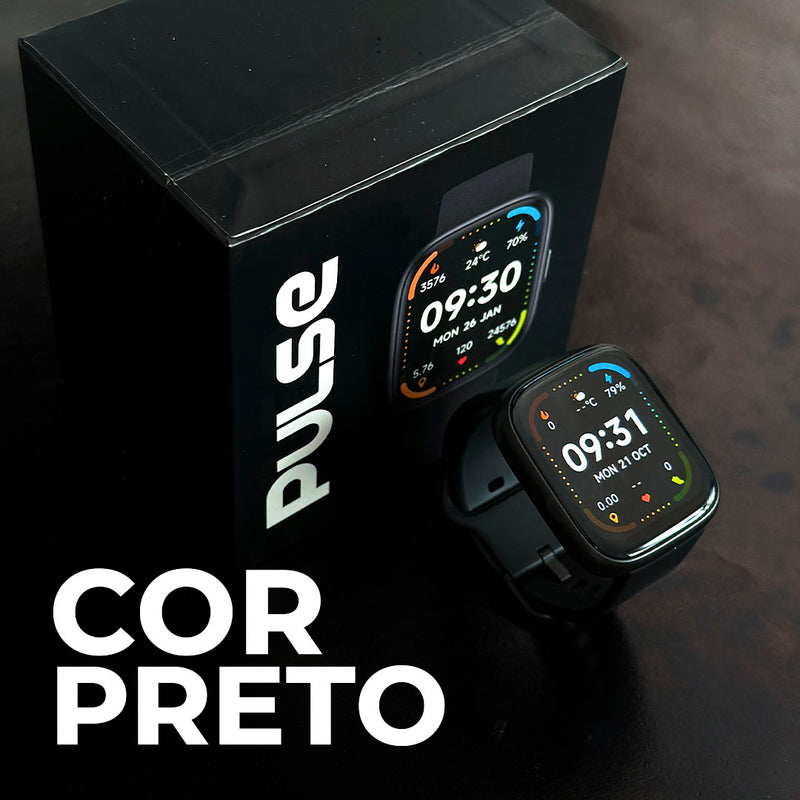 PULSE WEARZONE |Smartwatch para seu dia a dia|A PROVA D'ÁGUA, ALEXA integrada, Até 7 Dias de Bateria