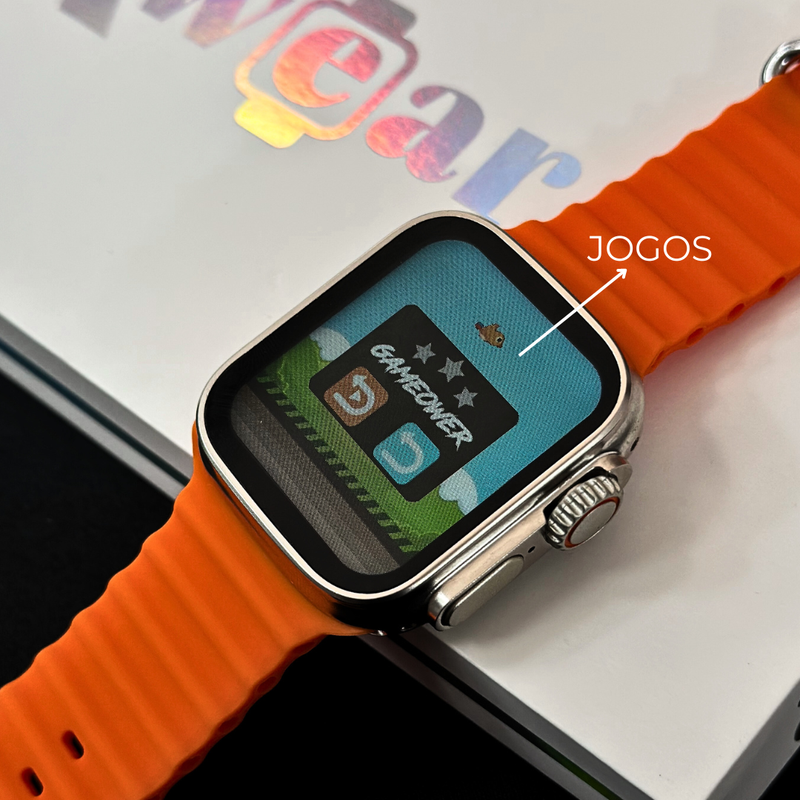 🏆Smartwatch XS9 Ultra 2 46mm Bluetooth Tela 2" Chamadas e Monitor de Saúde🏆