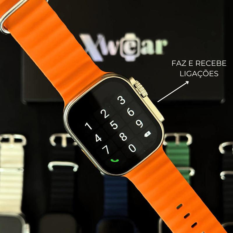 🏆Smartwatch XS9 Ultra 2 46mm Bluetooth Tela 2" Chamadas e Monitor de Saúde🏆