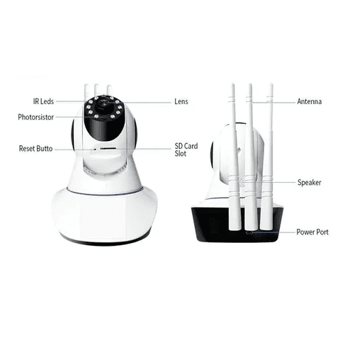 💯💥CÂMERA DE SEGURANÇA IP WI-FI  DUAL VISION  3 ANTENAS [HD]💯💥