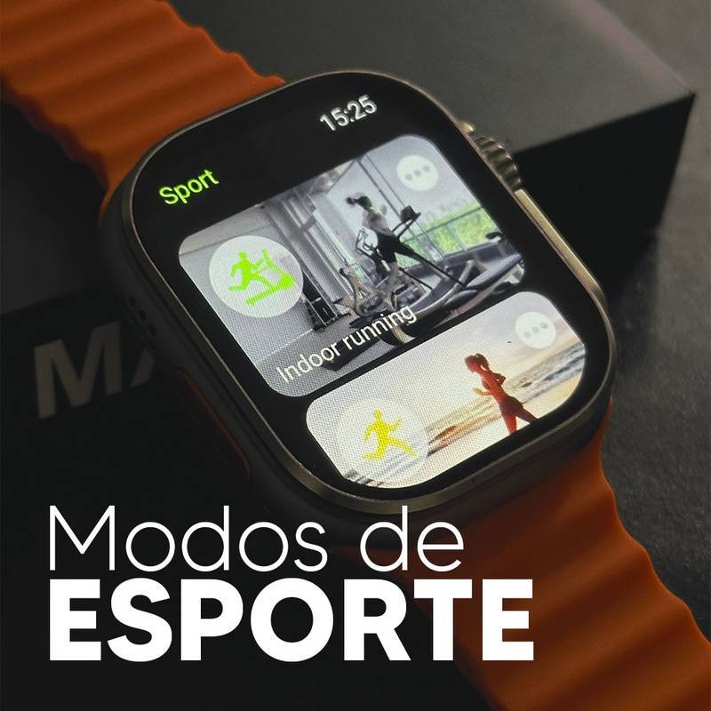 🏆Smartwatch XS9 Ultra 2 Max Original 49mm – Tela 2.2” HD, GPS, NFC, Ligações, Saúde, Esportivo, Bluetooth, Android iOS🏆