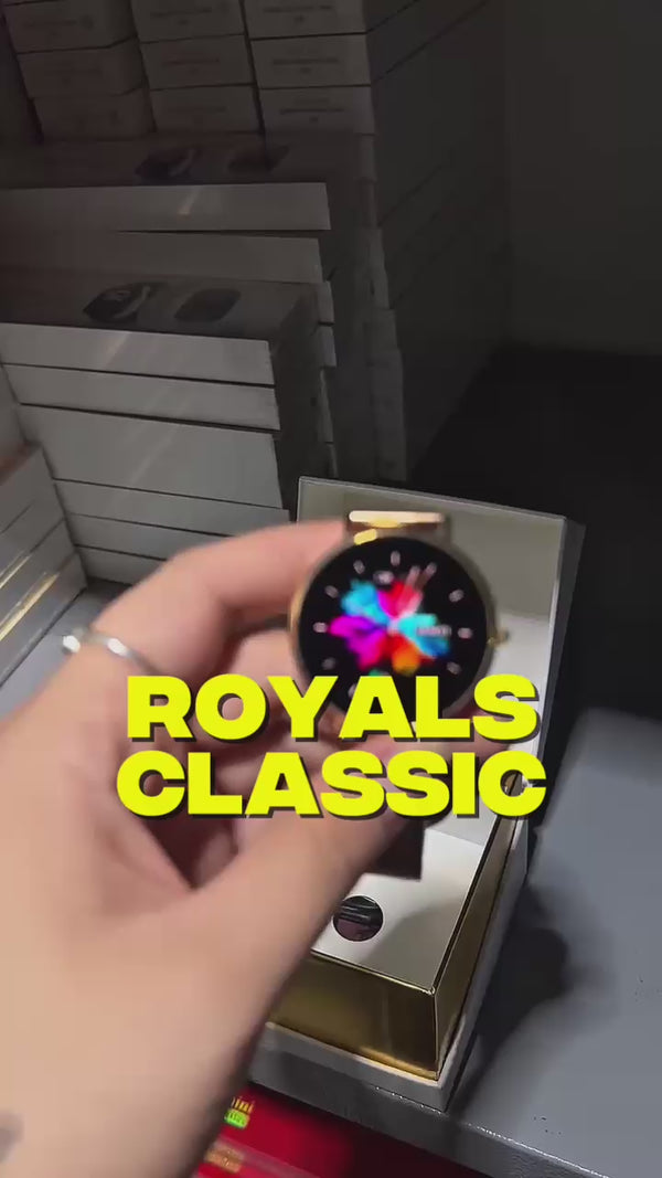 ✨ Smartwatch ROYALS CLASSIC WEARZONE | AMOLED | VIDRO GORILLA GLASS até 3 Dias de Bateria✨